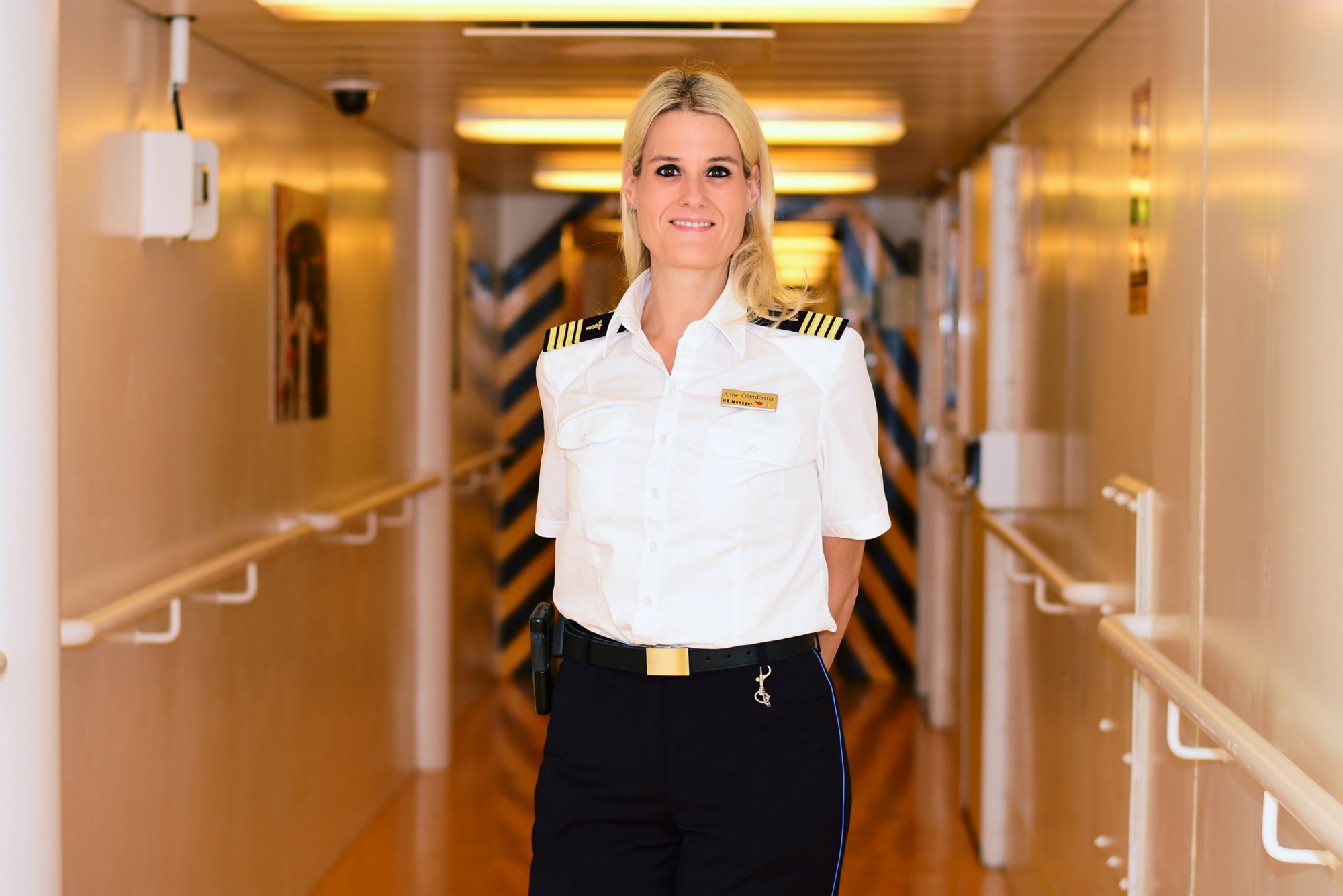 Anne Oberdoerster HR Managerin an Bord