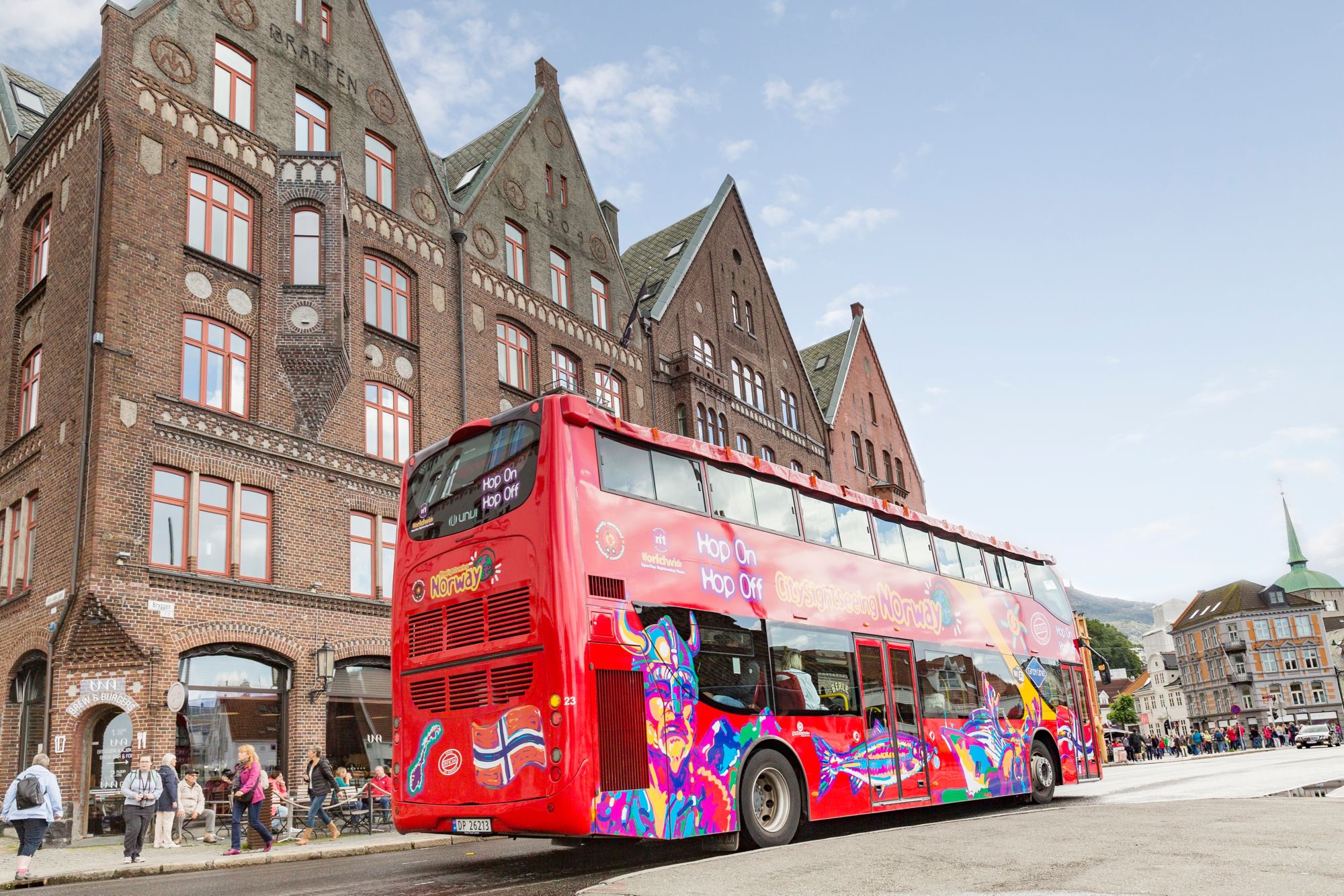 Hop-on-hop-off-Bus in Bergen (24h Ticket)