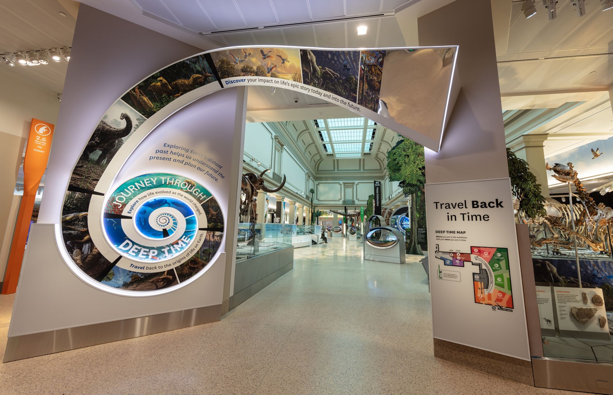 Photo documentation of The David H. Koch Hall of Fossils  –– Deep Time exhibit at the Smithsonian Institution National Museum of Natural History in Washington, DC in May 2019.Exhibit opens to the public on June 8, 2019.