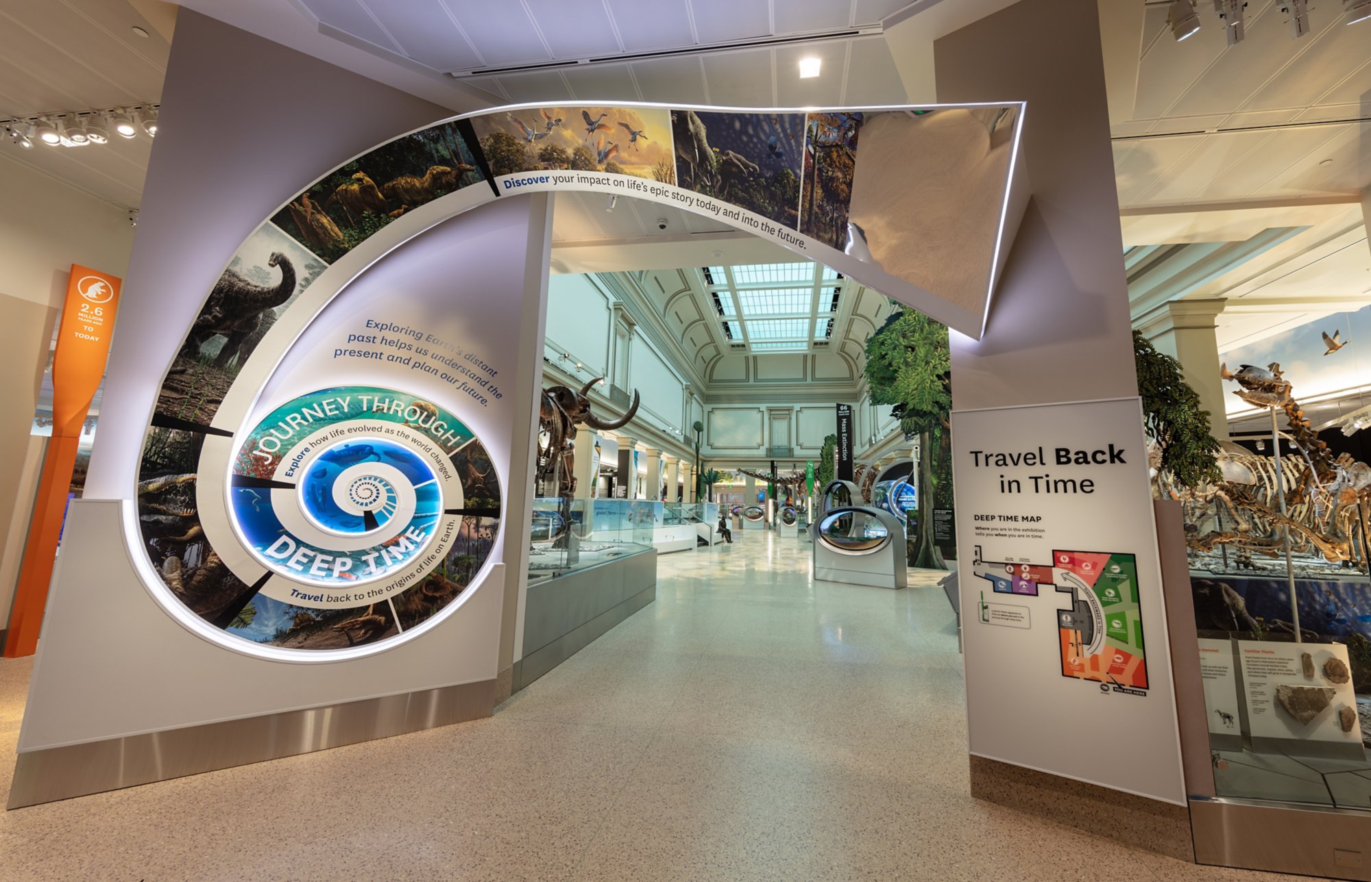 Photo documentation of The David H. Koch Hall of Fossils  –– Deep Time exhibit at the Smithsonian Institution National Museum of Natural History in Washington, DC in May 2019.Exhibit opens to the public on June 8, 2019.