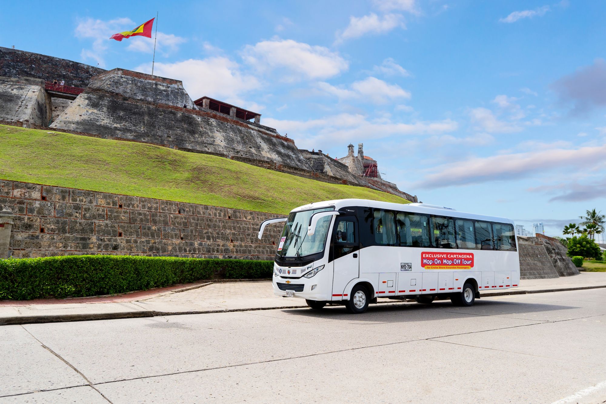 Hop-on-hop-off-Bus in Cartagena