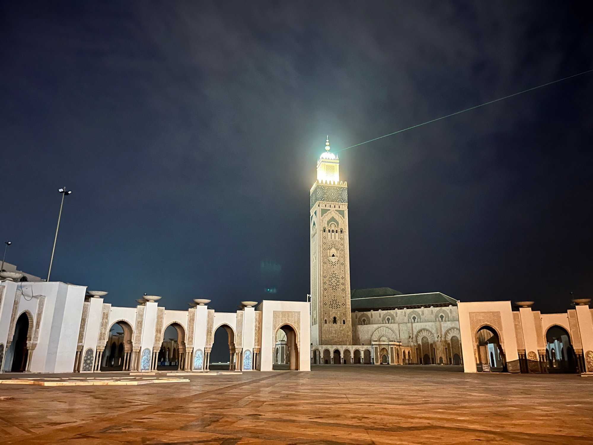 Casablanca bei Nacht