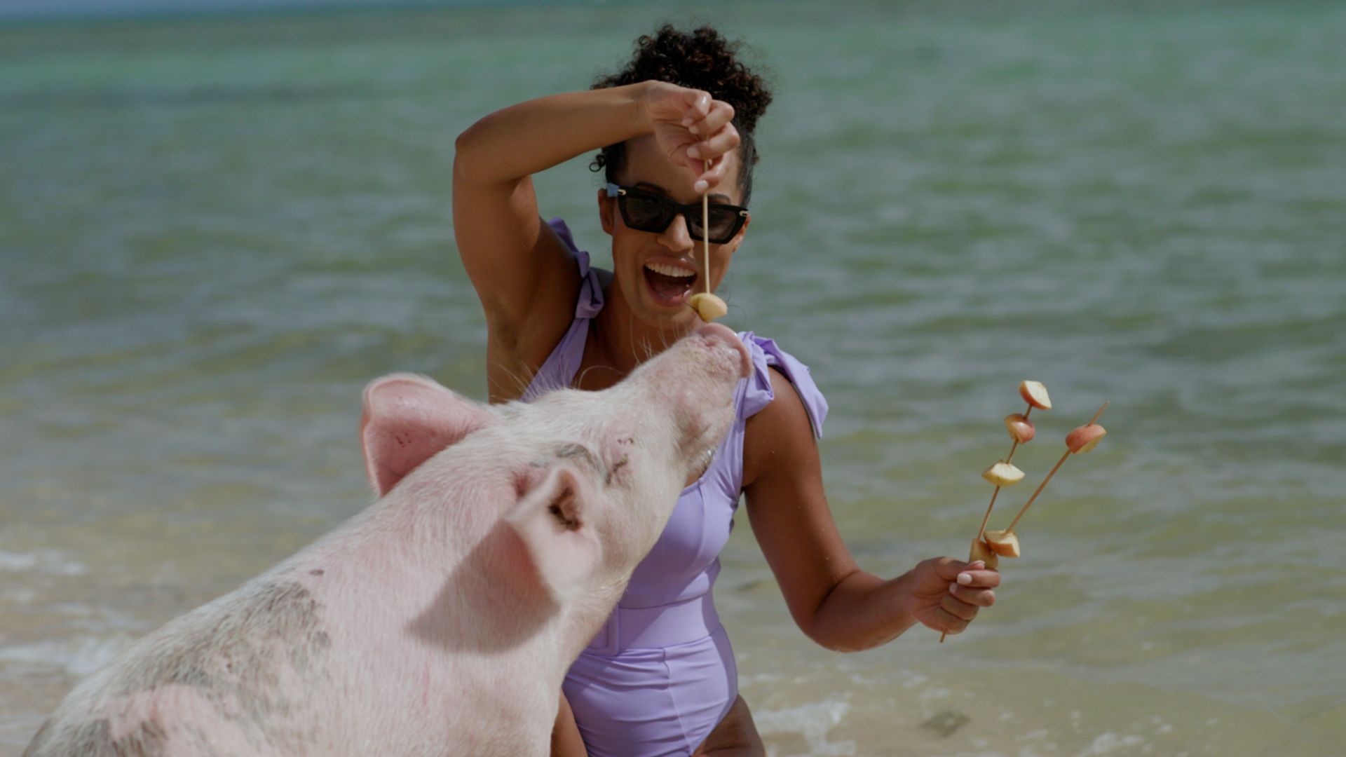 Schwimmende Schweine & Crystal Beach