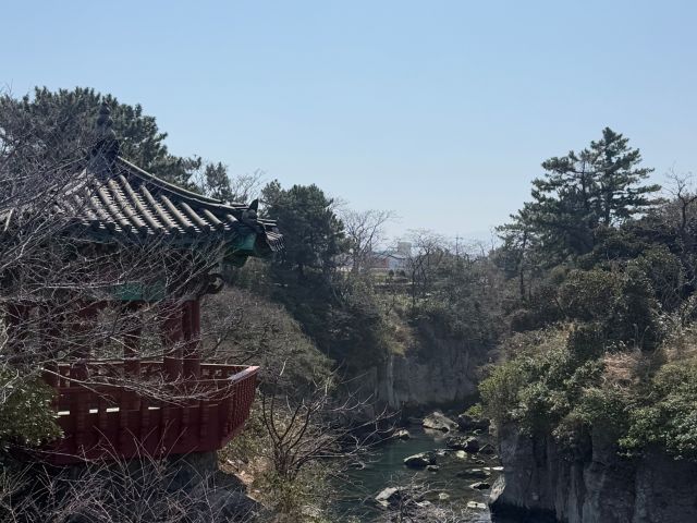 Mit dem Bike entlang der Küste von Jeju