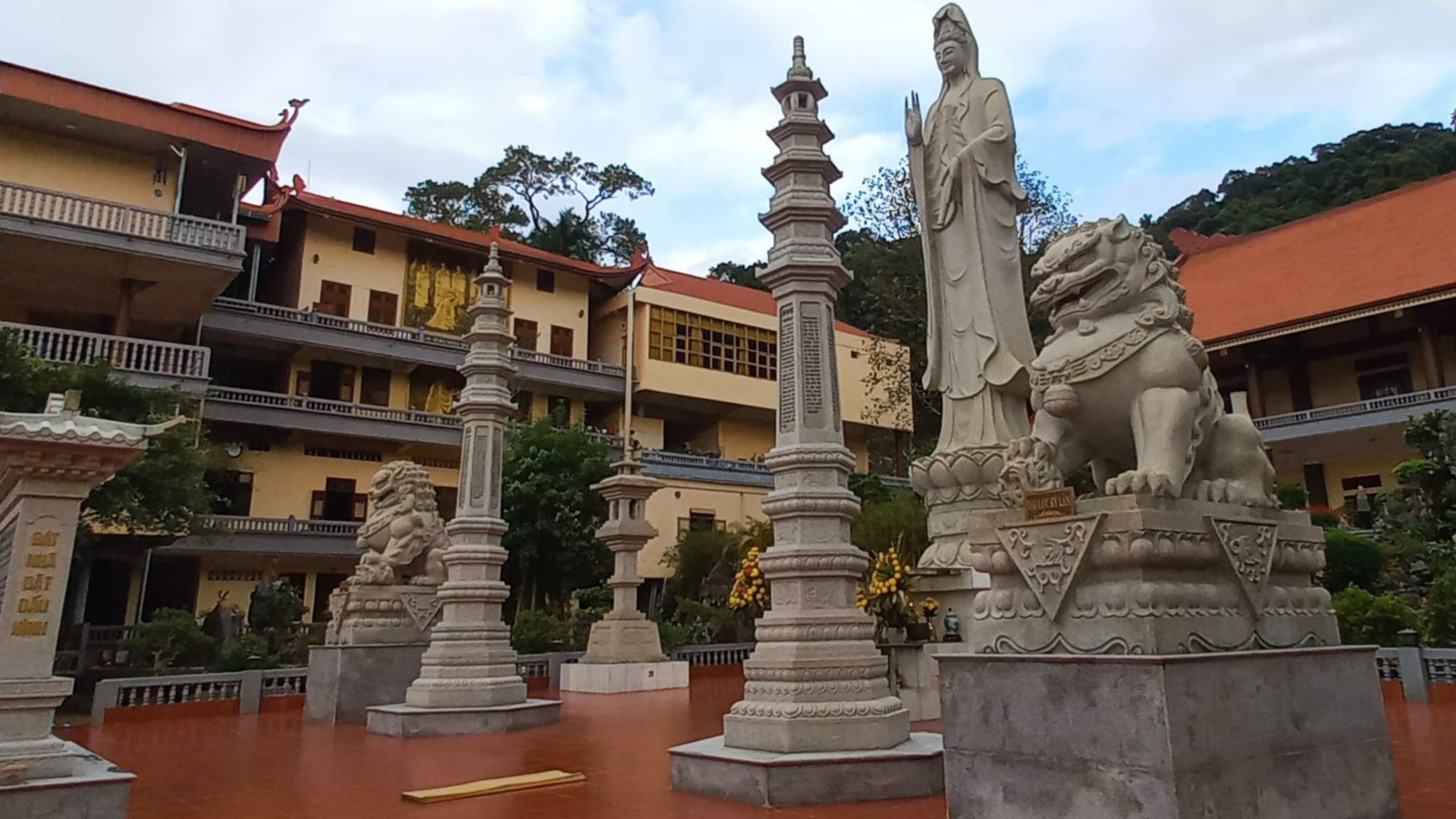 Ländliches Vietnam und Cai-Dam-Markt