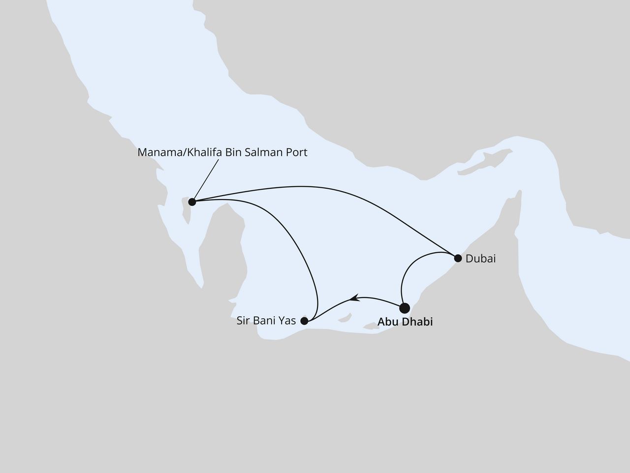 Orient ab Abu Dhabi