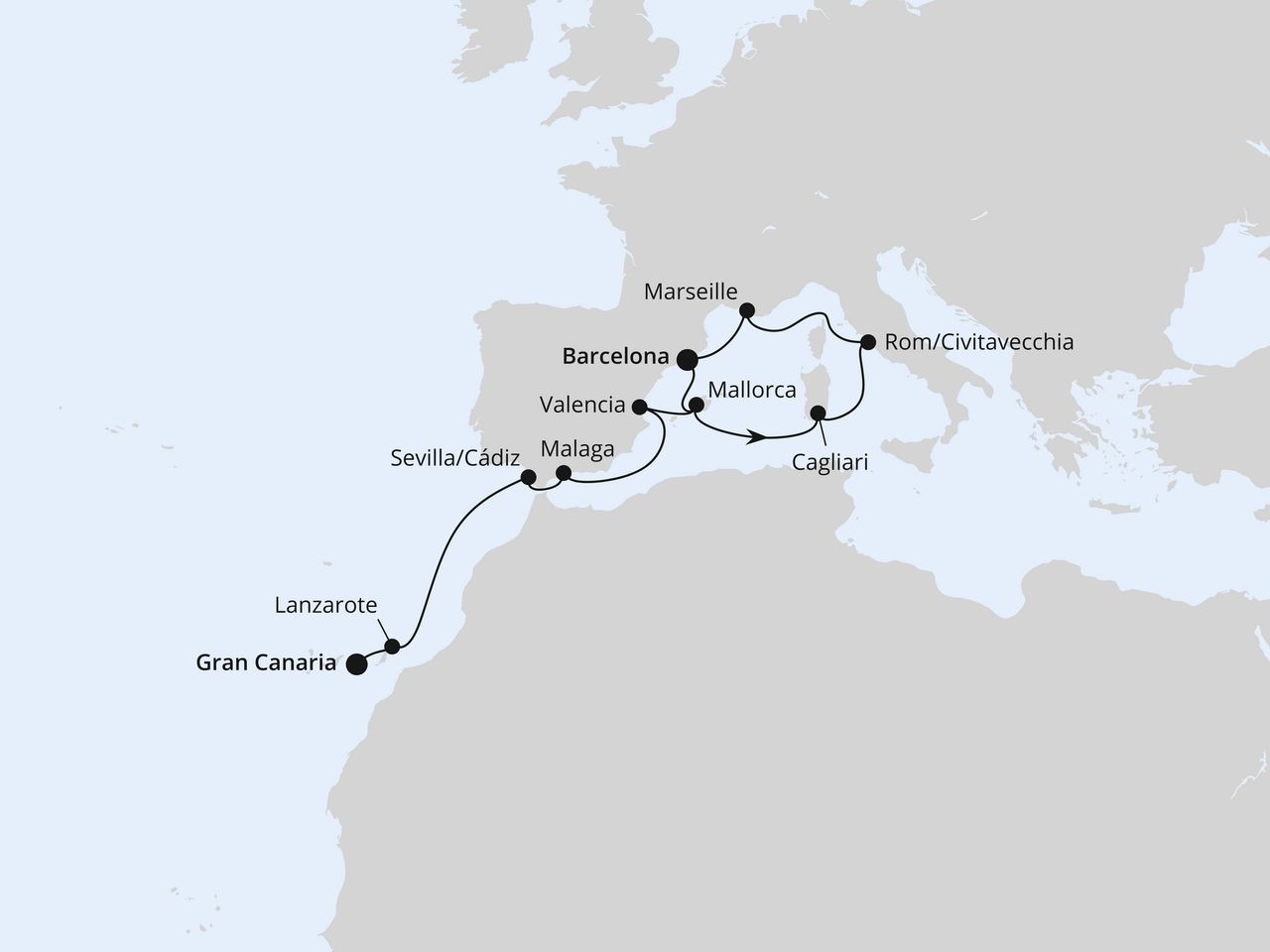 Cruise Map