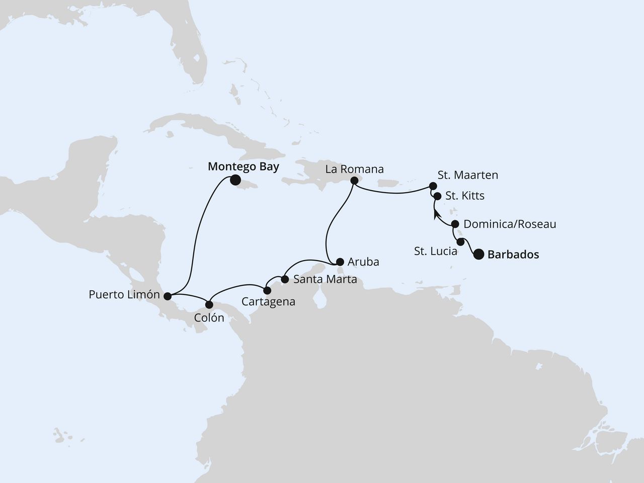 Karibik & Mittelamerika ab Barbados