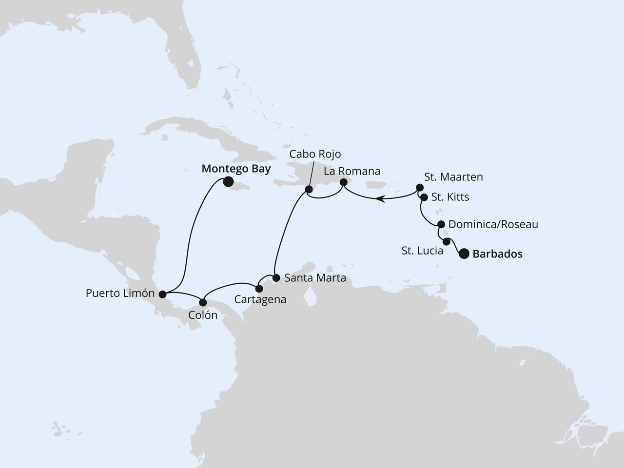 Karibik & Mittelamerika ab Barbados