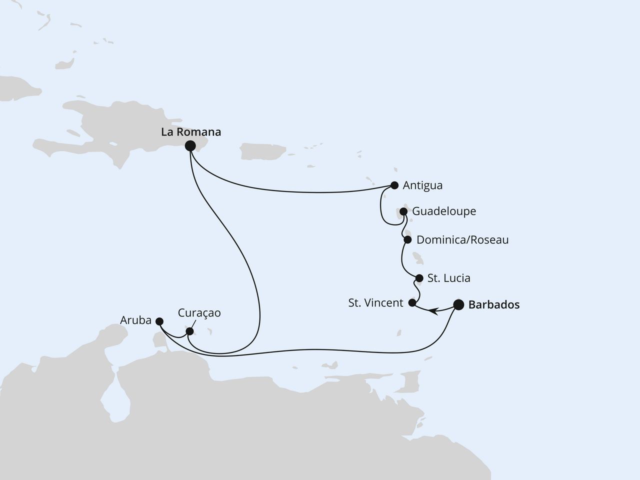 Karibische Insel-Rundreise ab Barbados