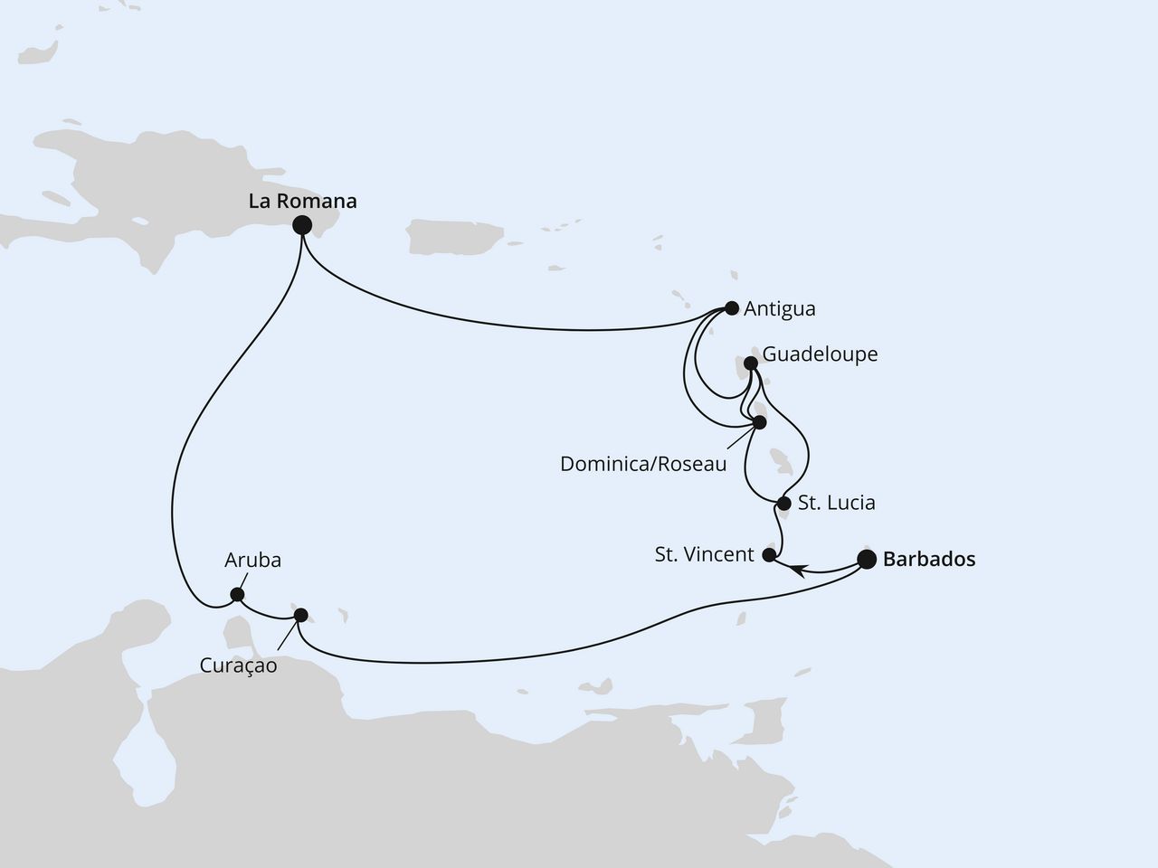 Karibische Insel-Rundreise ab Barbados