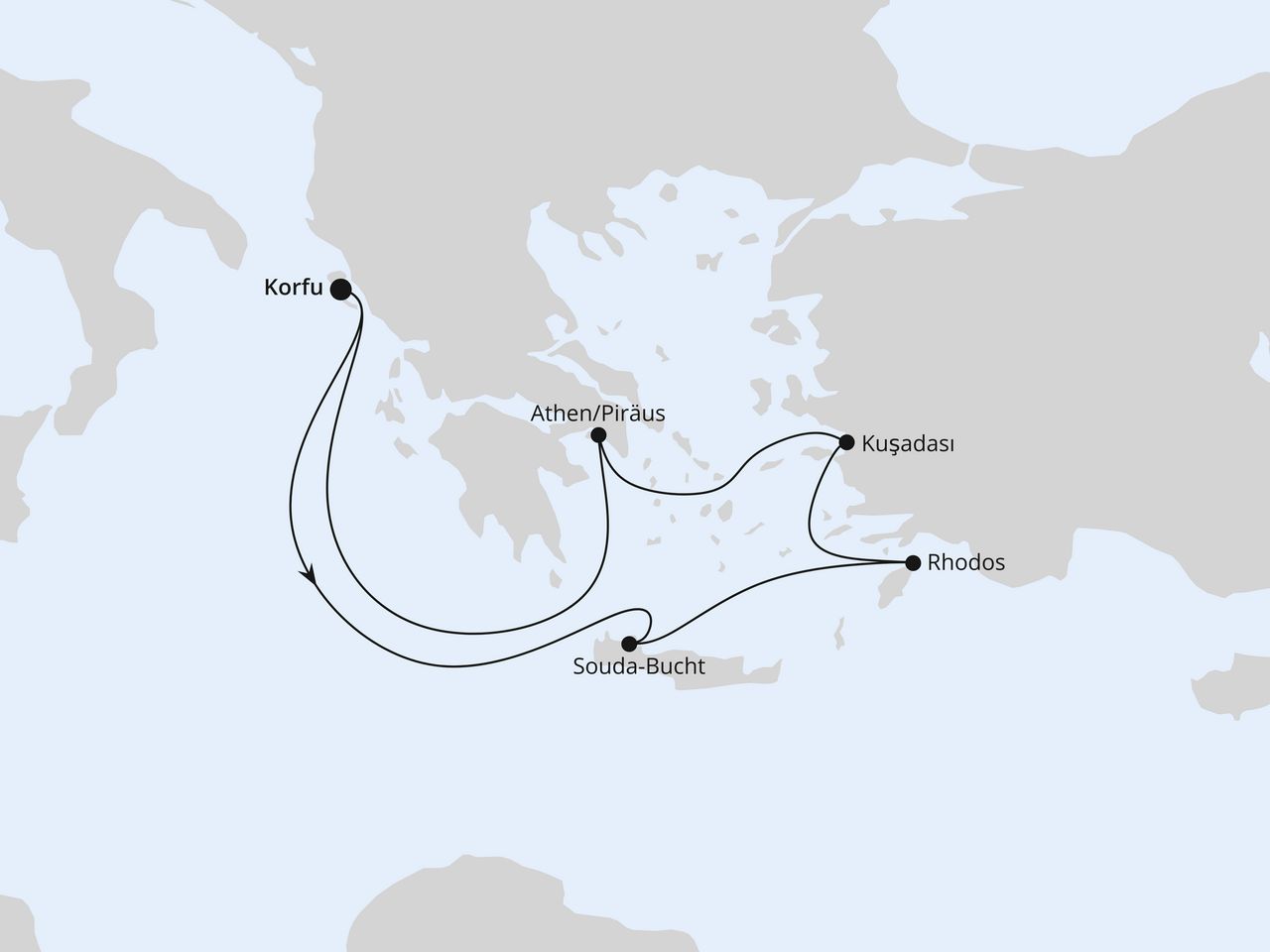 Griechenland ab Korfu 1