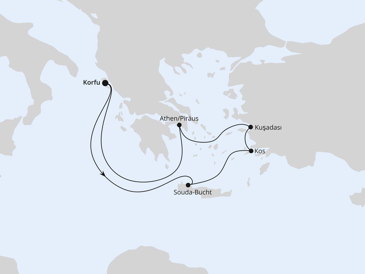 Griechenland ab Korfu 1