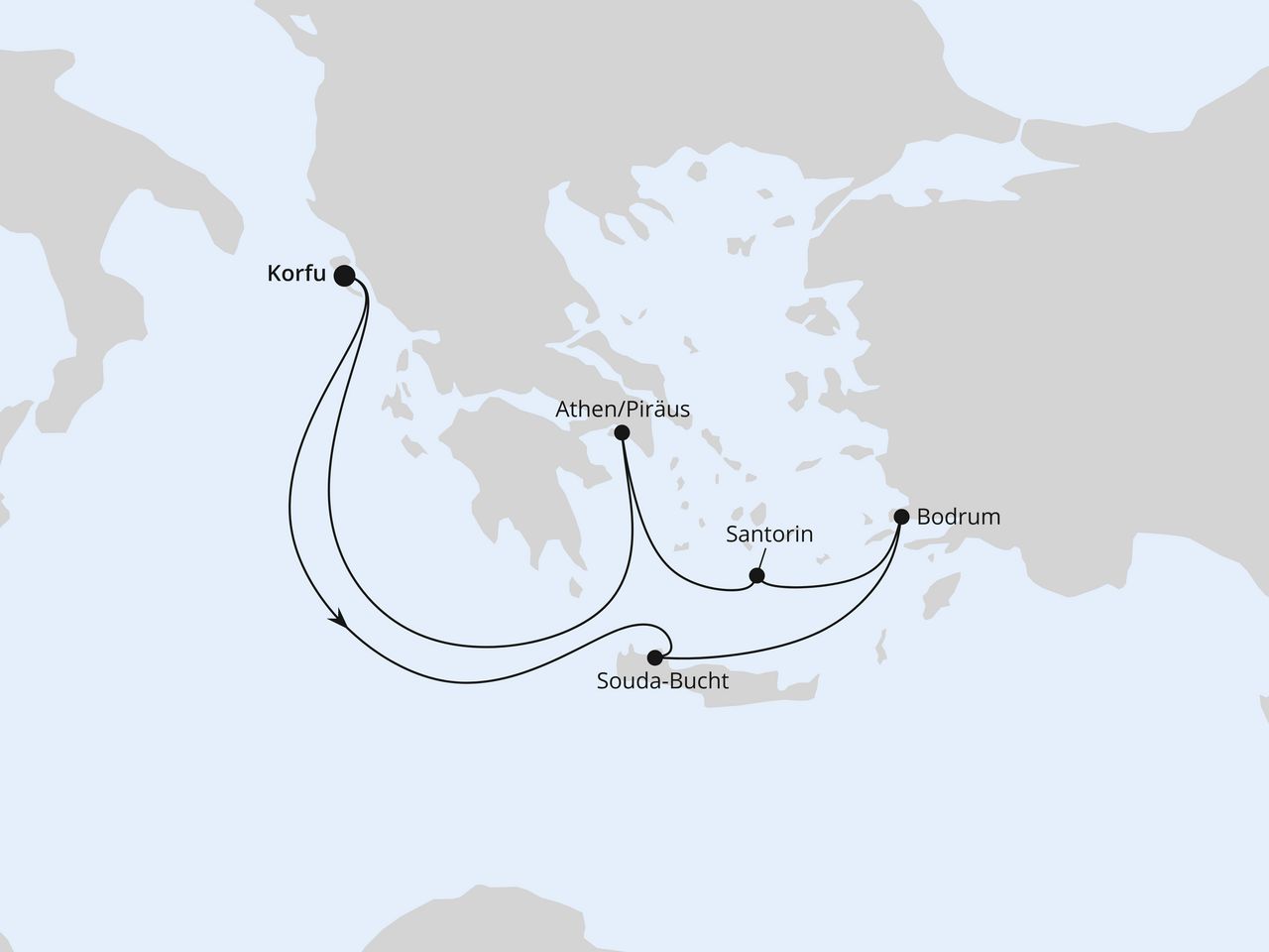 Griechenland ab Korfu 1