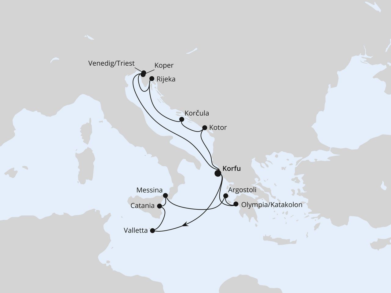 Cruise Map