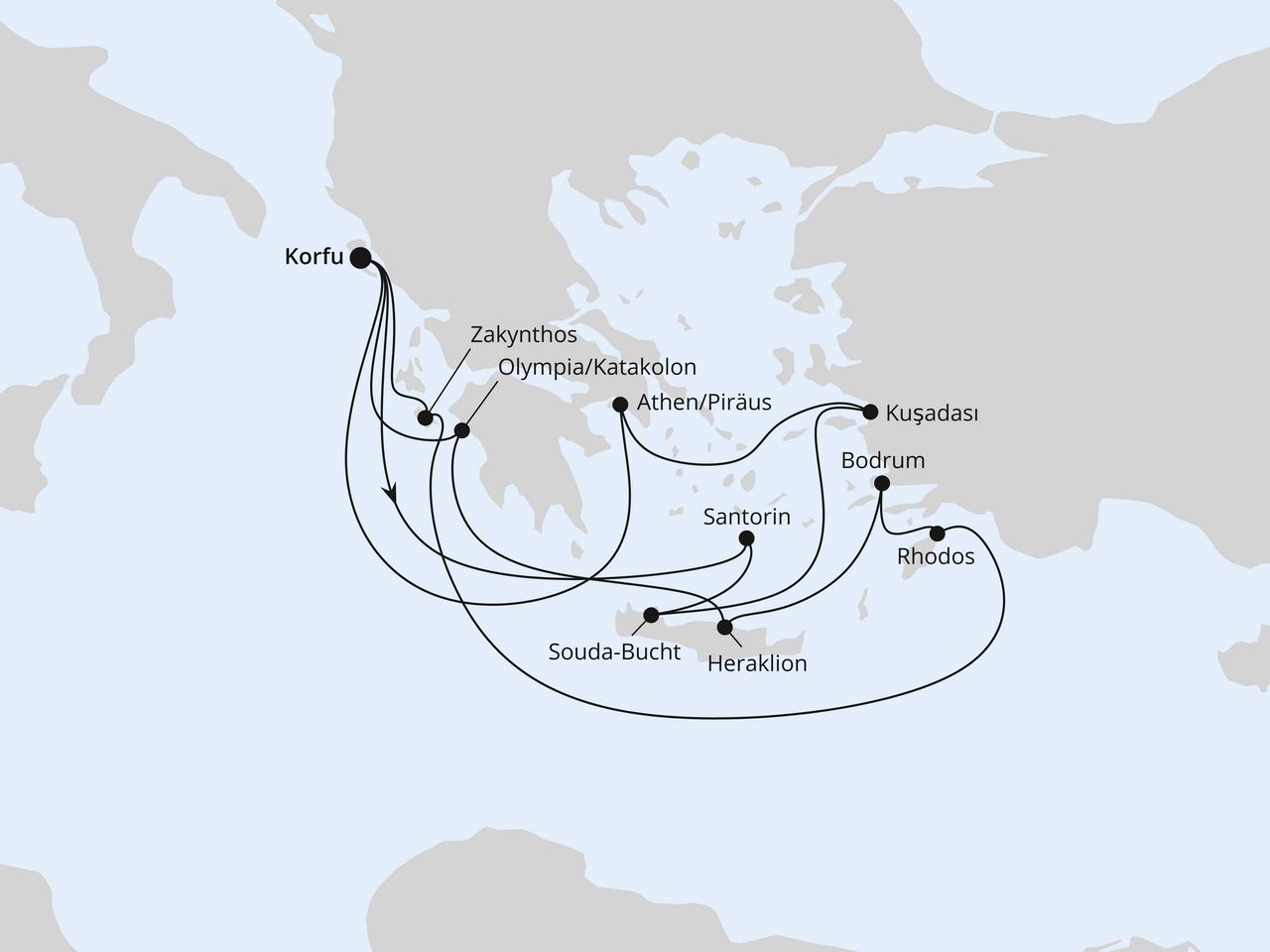 Griechenland & Türkei ab Korfu