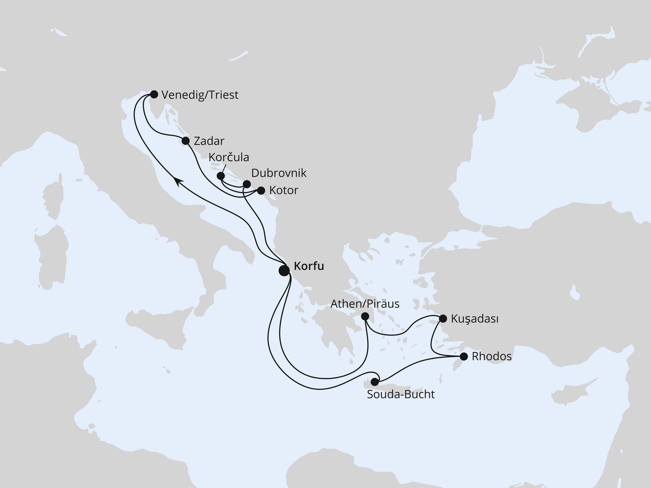 Adria & Griechenland ab Korfu 3