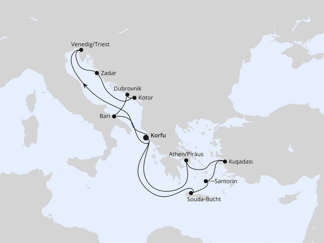 Adria & Griechenland ab Korfu 3