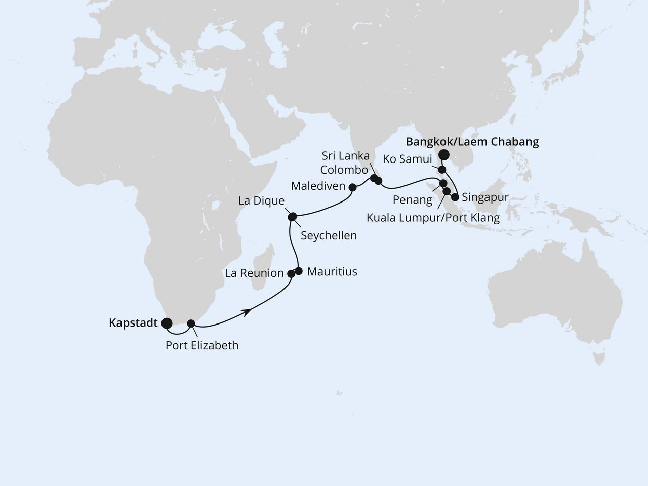 Cruise Map
