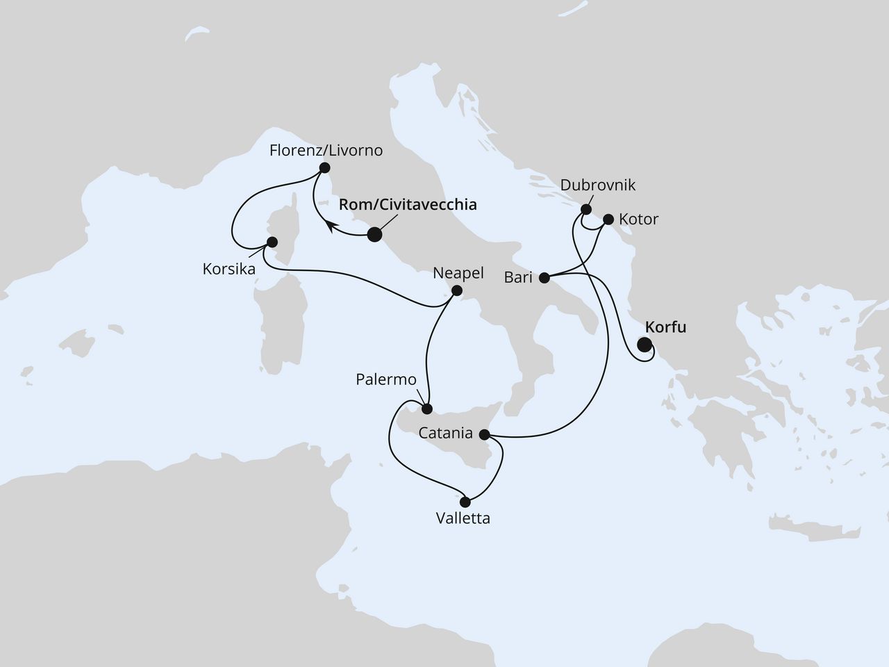 Cruise Map