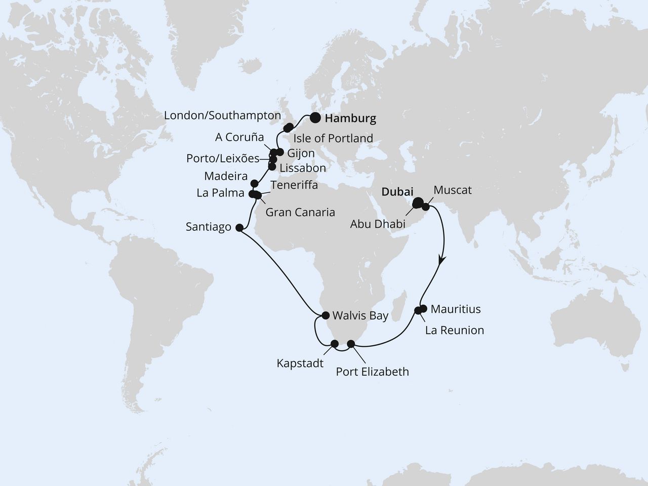 Cruise Map