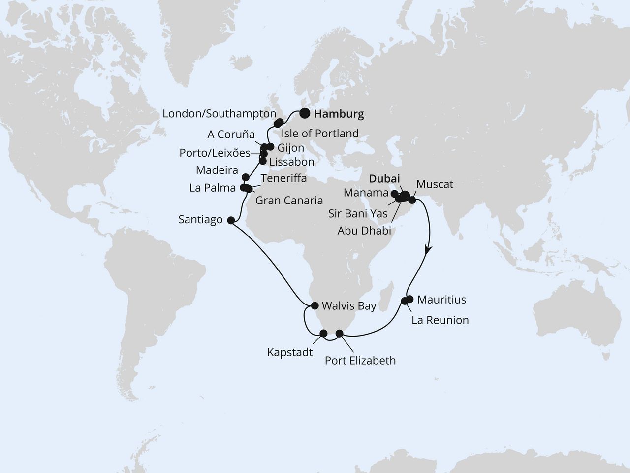 Cruise Map
