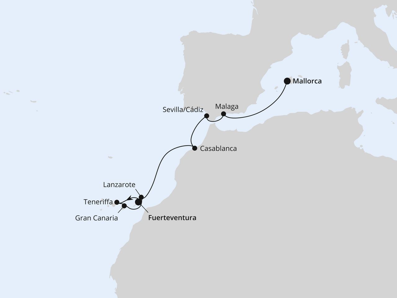 Andalusien & Kanaren ab Fuerteventura
