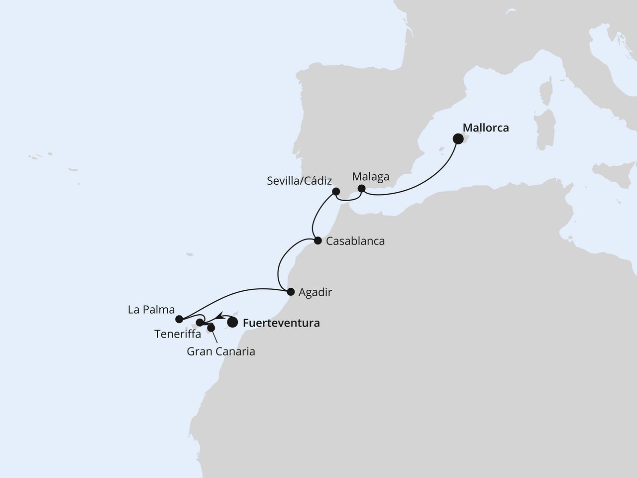 Kanaren, Marokko & Andalusien 1