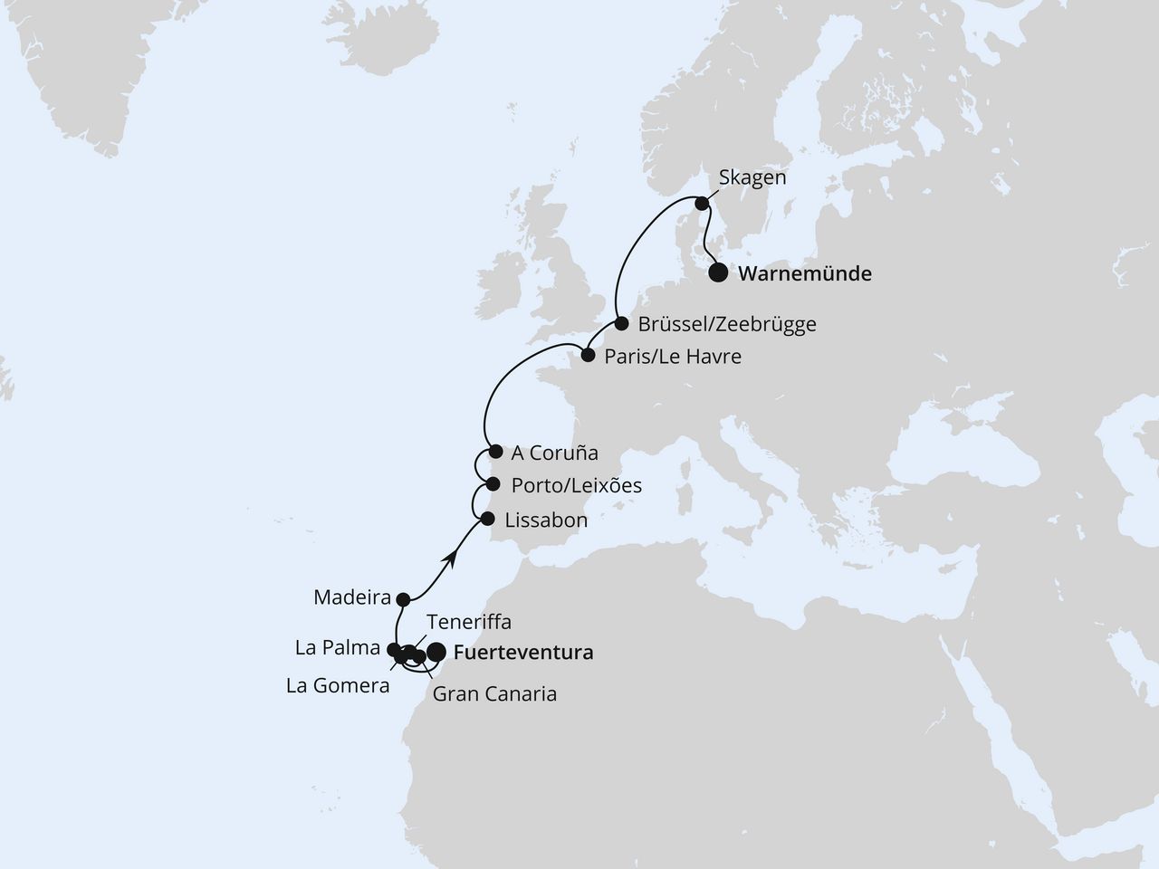 Cruise Map