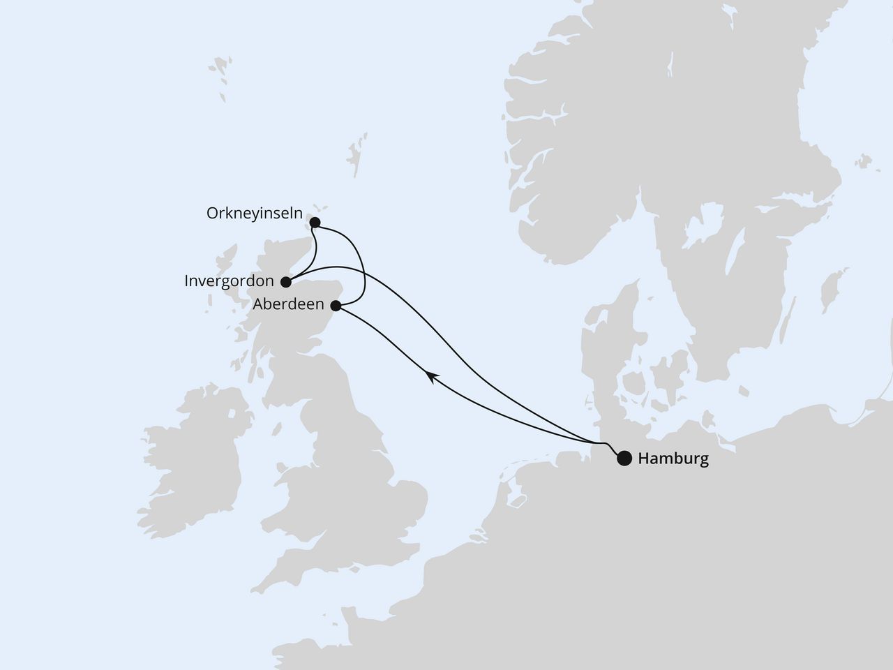 Schottland ab Hamburg