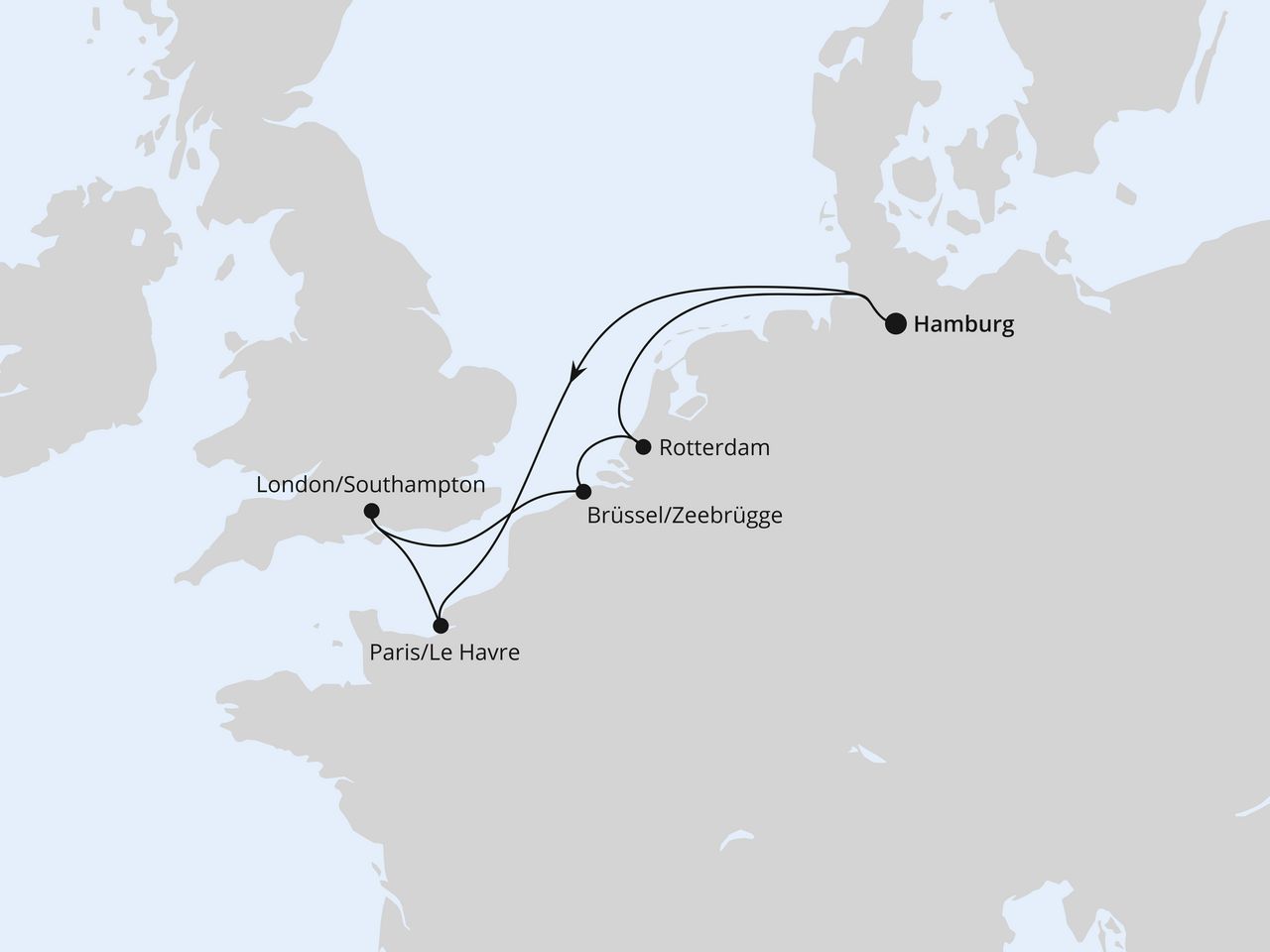 Metropolen ab Hamburg