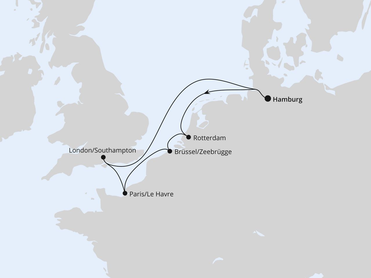 Metropolen ab Hamburg