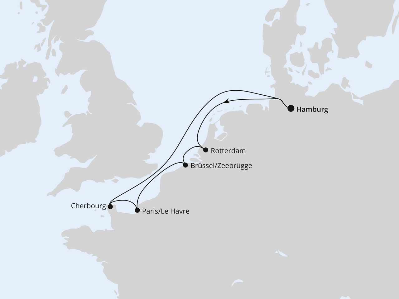 Metropolen ab Hamburg