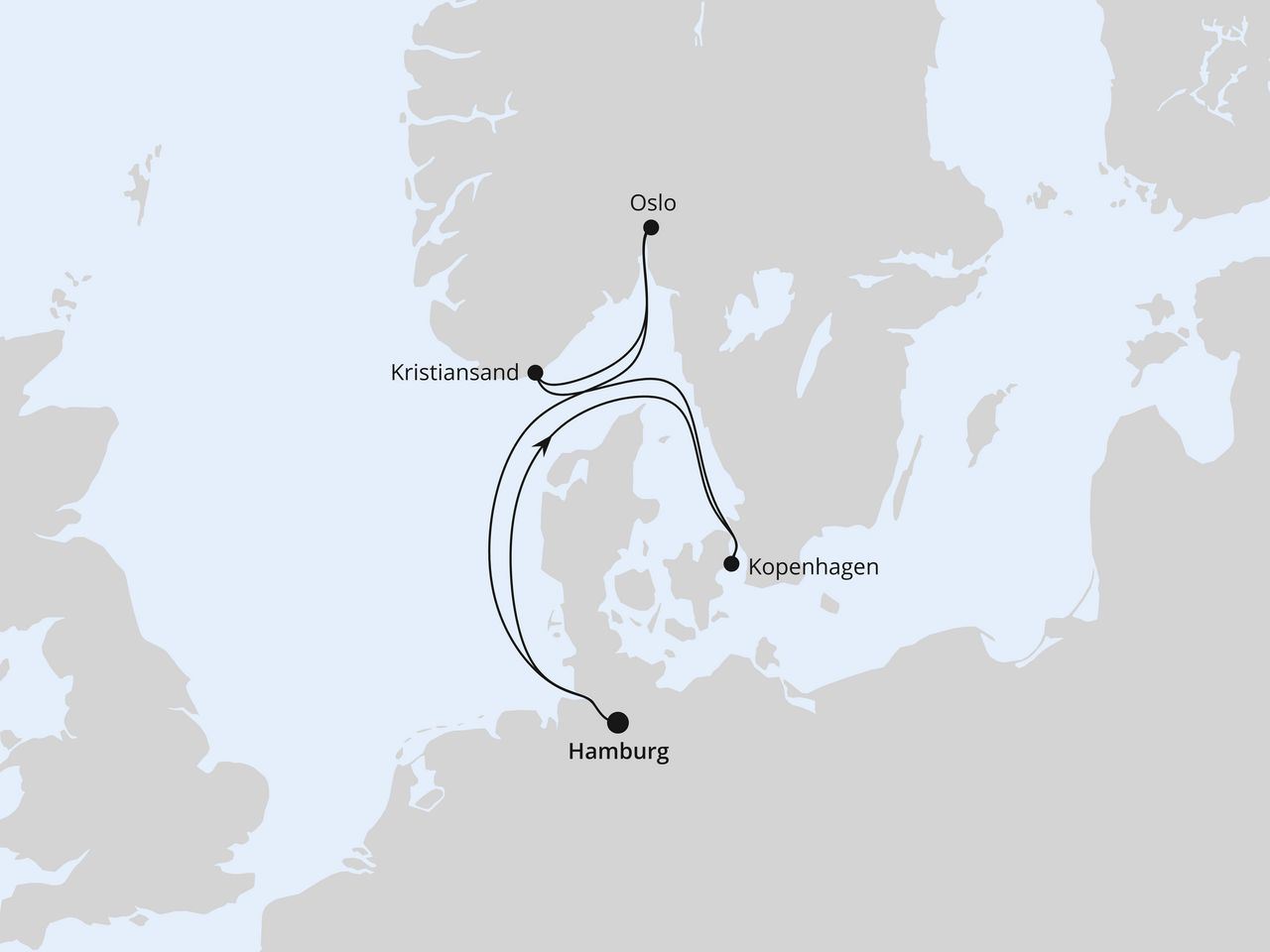 Norwegen & Dänemark ab Hamburg