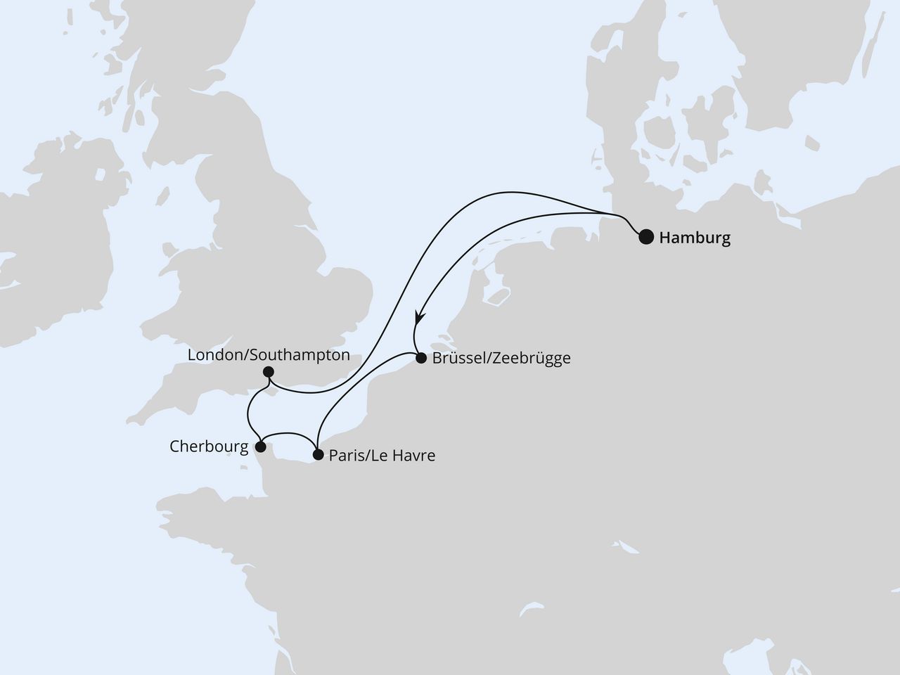 Metropolen ab Hamburg
