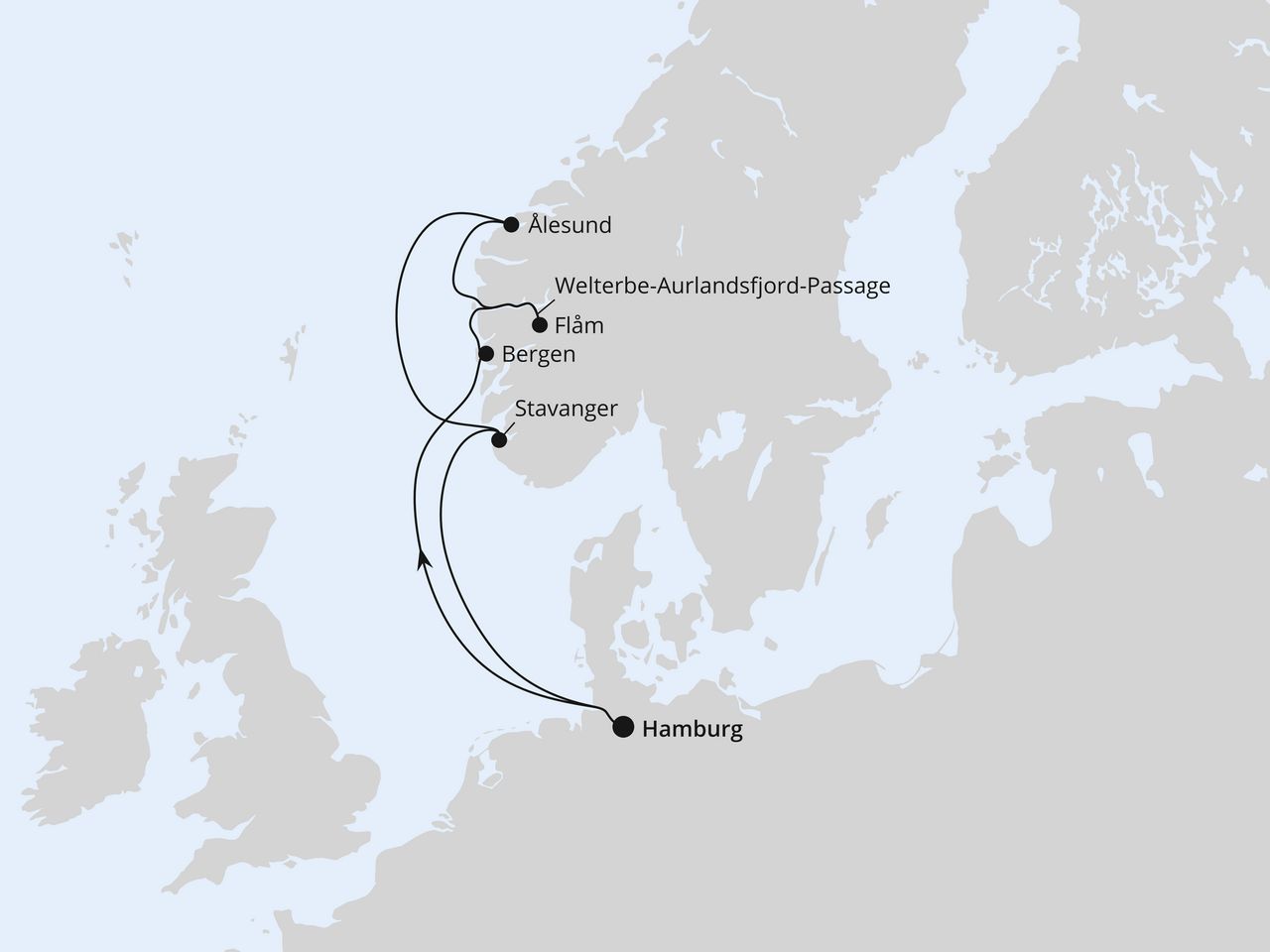 Norwegens Welterbe ab Hamburg