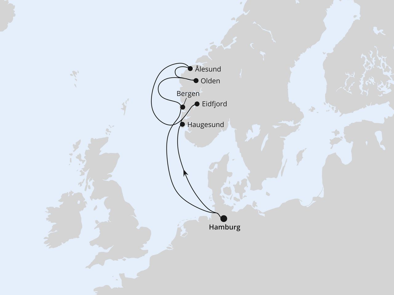 Norwegen ab Hamburg 2