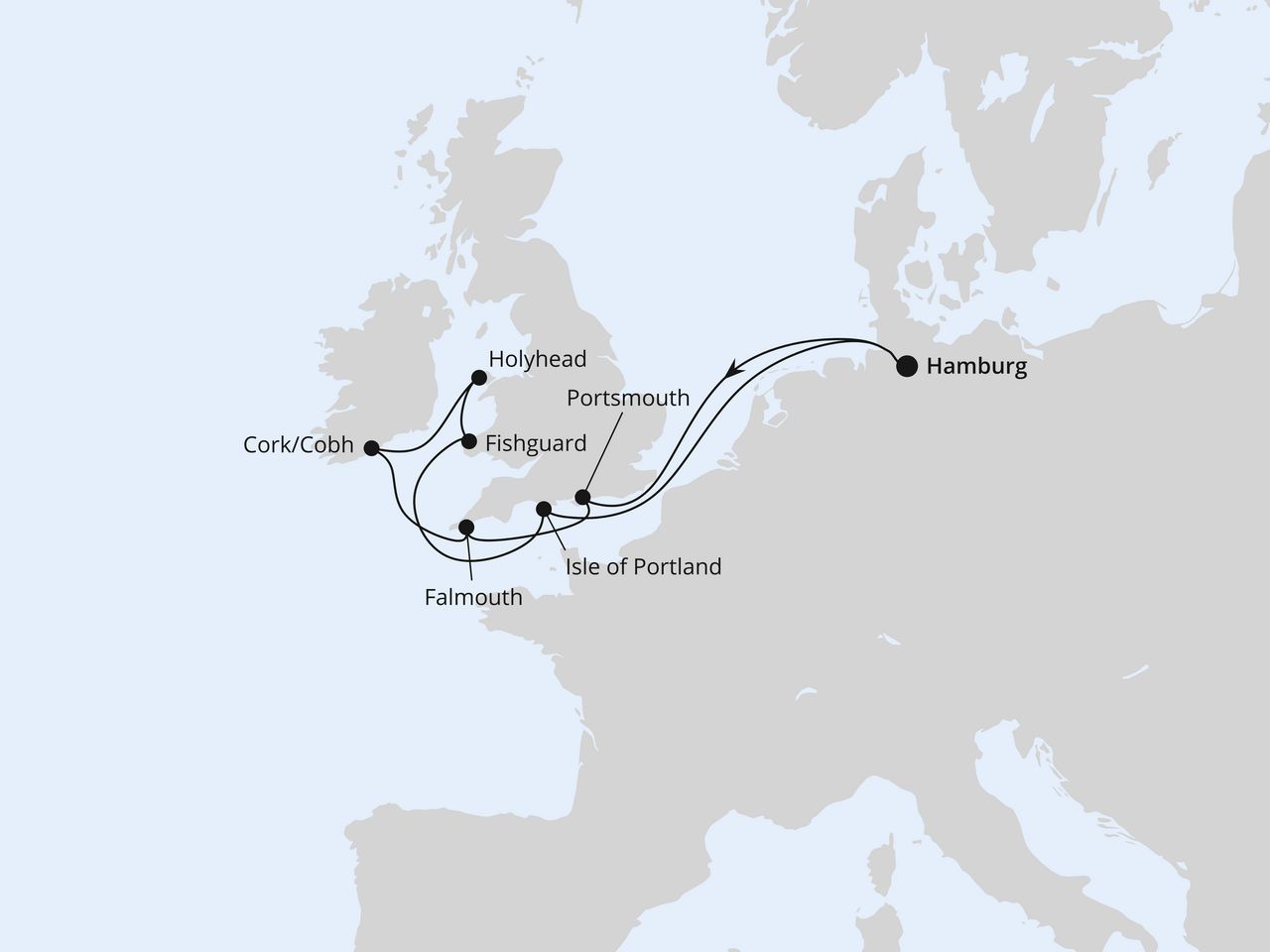 Großbritannien & Irland ab Hamburg 2