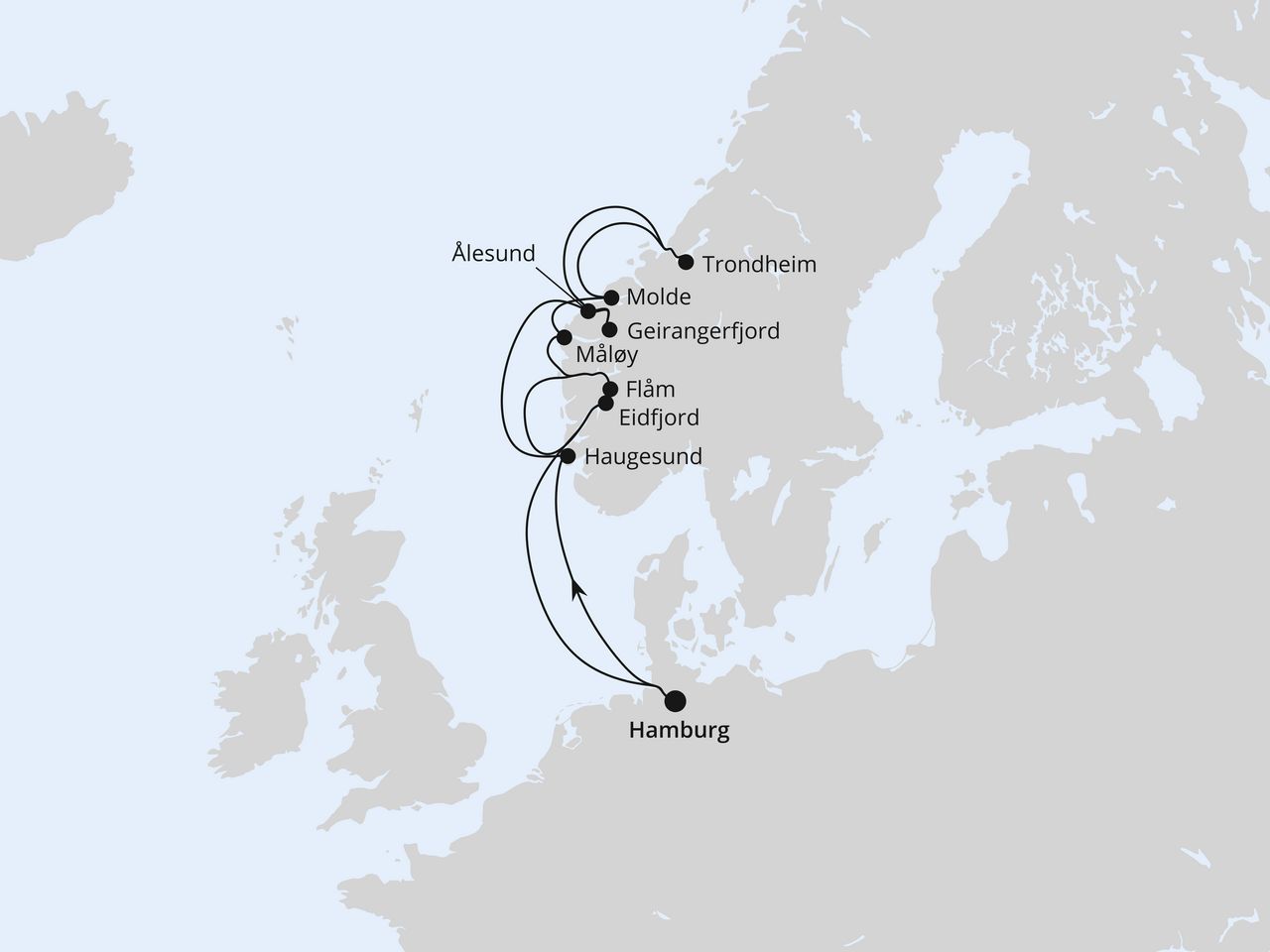 Cruise Map