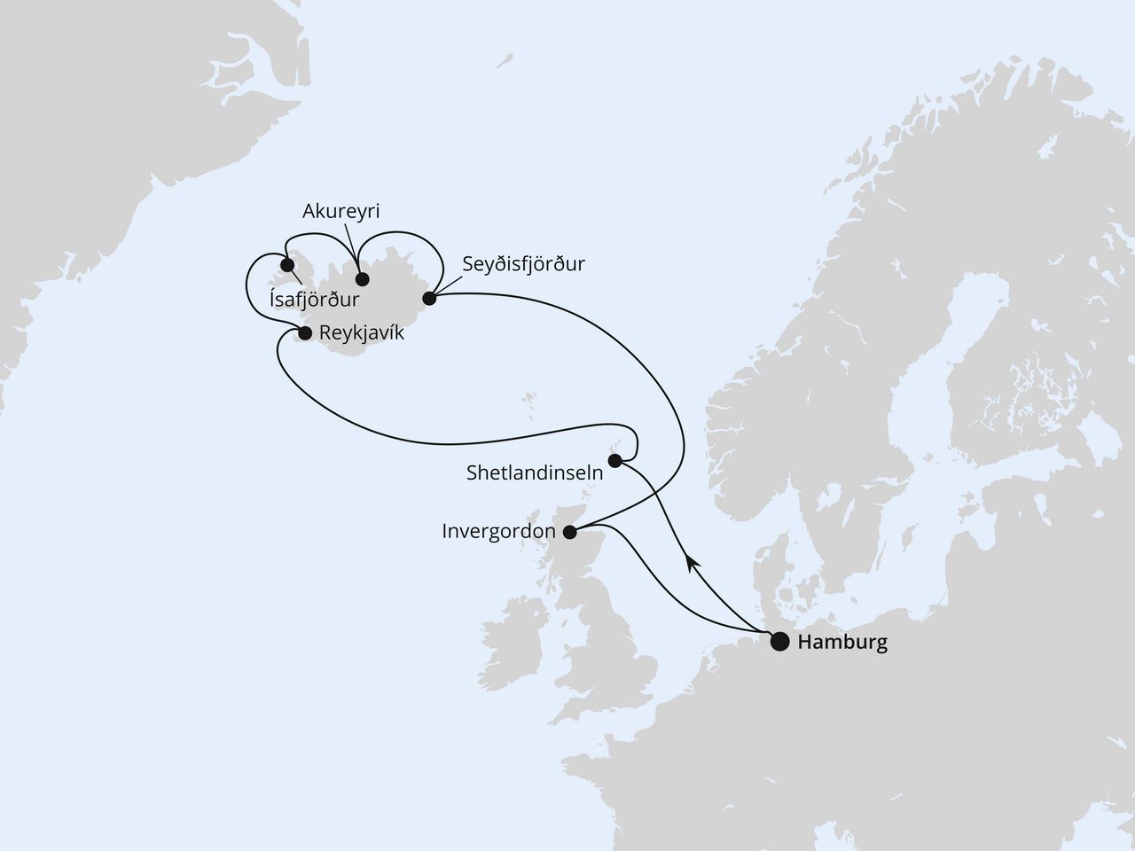 Cruise Map