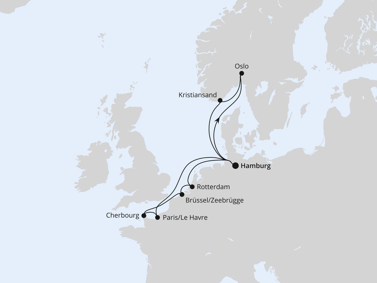 Weihnachtsreise Metropolen & Südnorwegen ab Hamburg