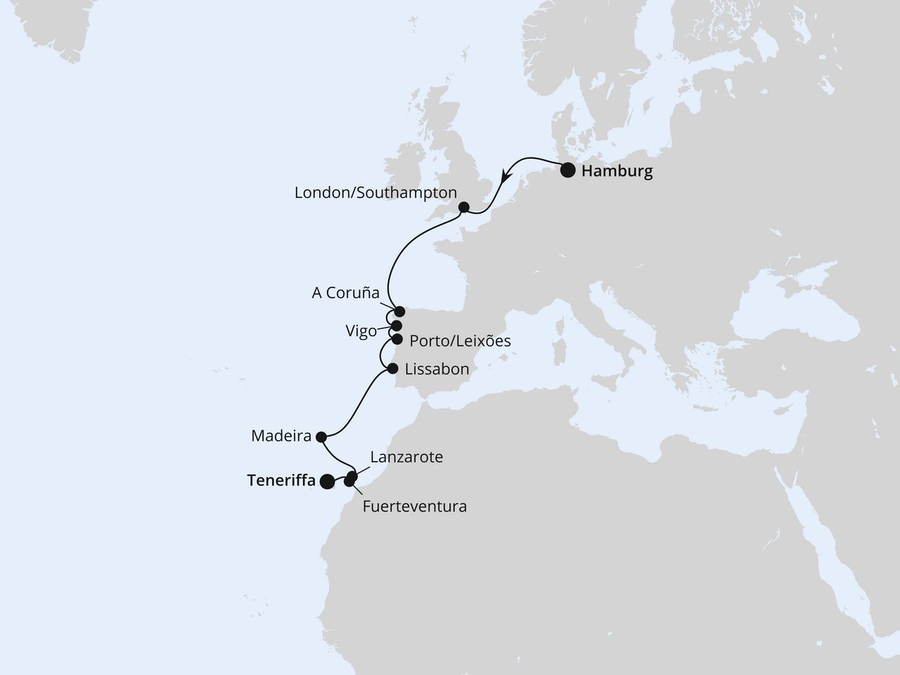 Cruise Map
