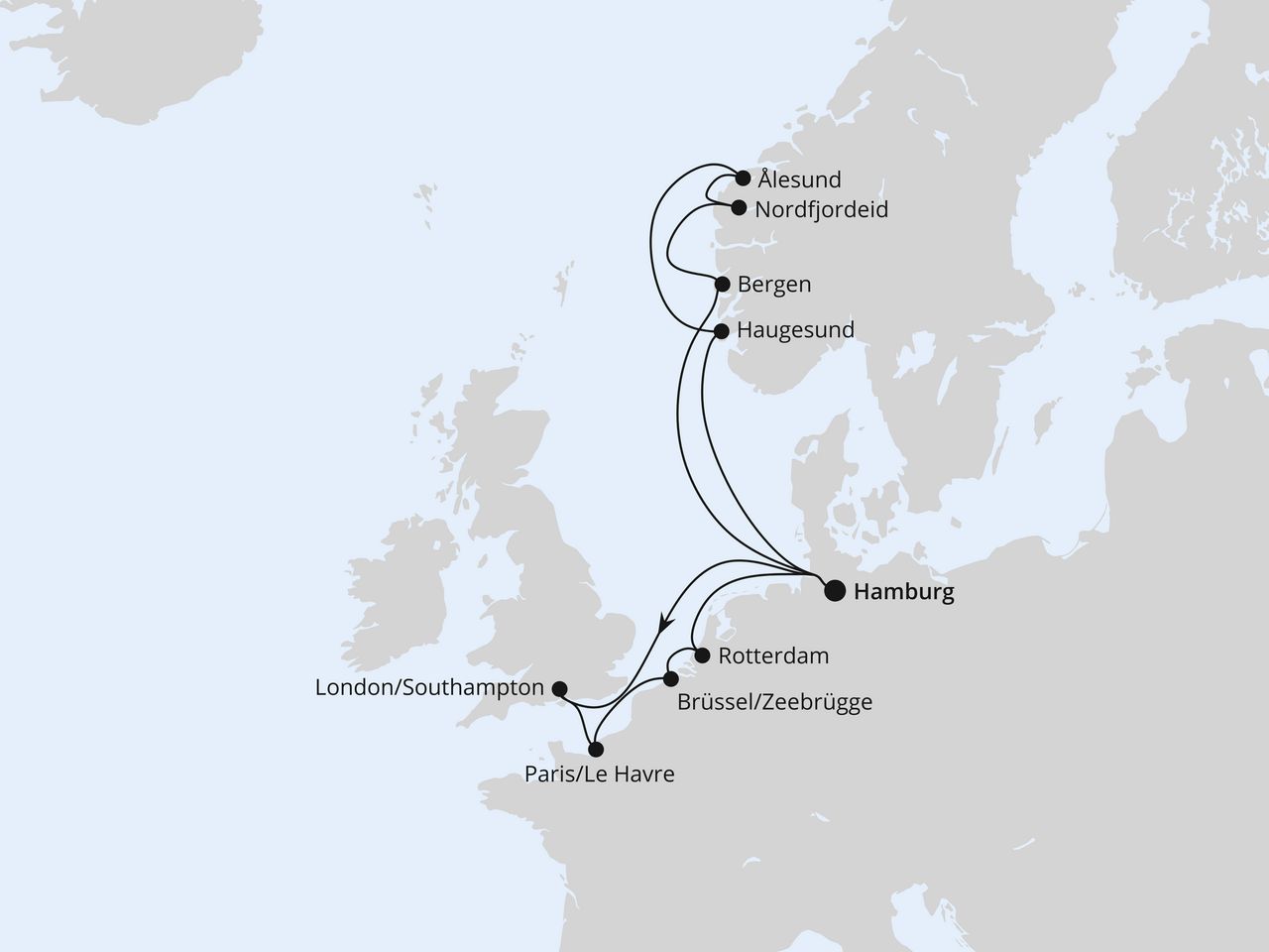 Metropolen & Norwegen ab Hamburg