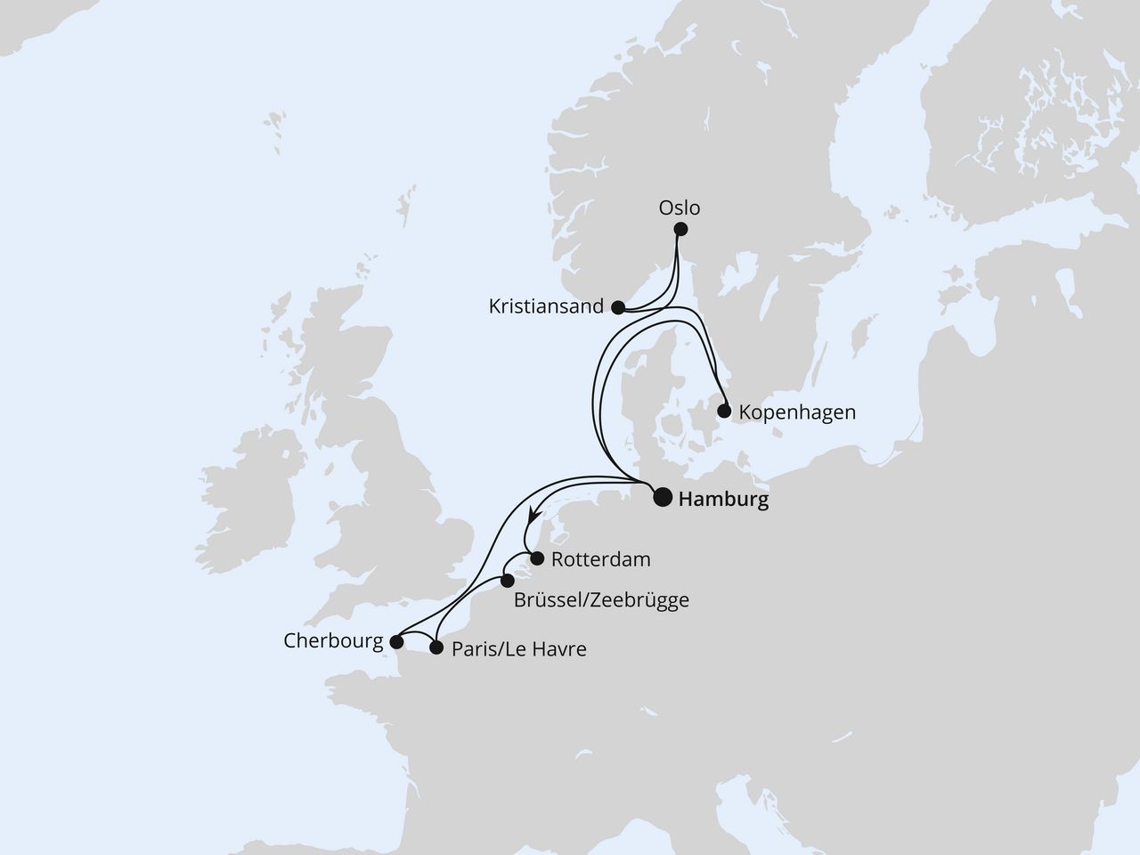 Metropolen & Skandinavien ab Hamburg