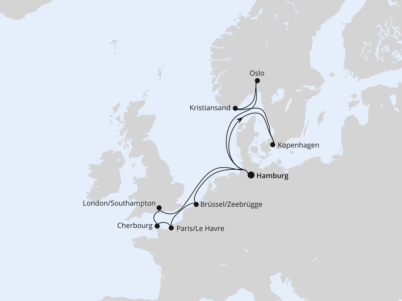 Metropolen & Skandinavien ab Hamburg