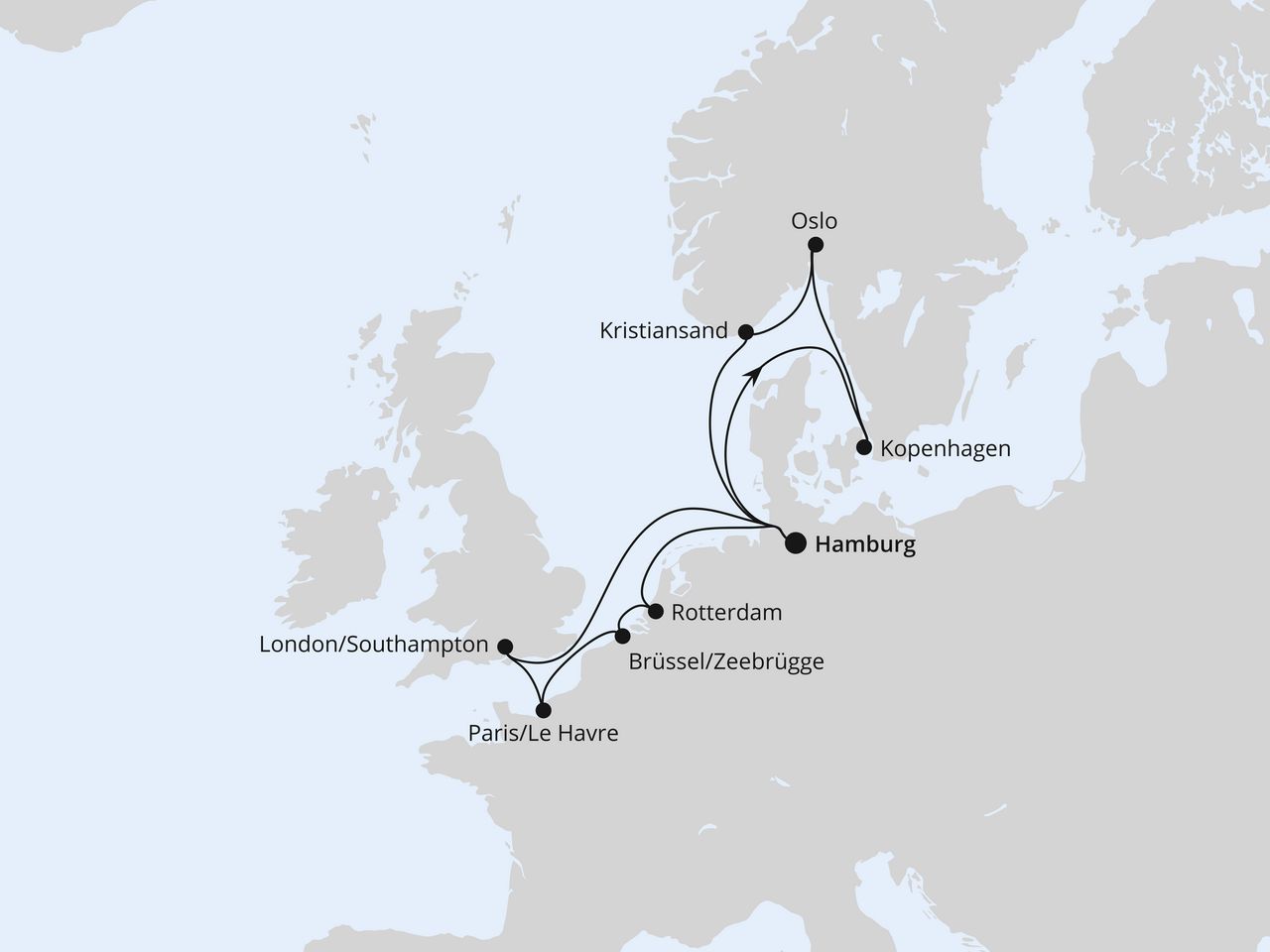 Metropolen & Skandinavien ab Hamburg