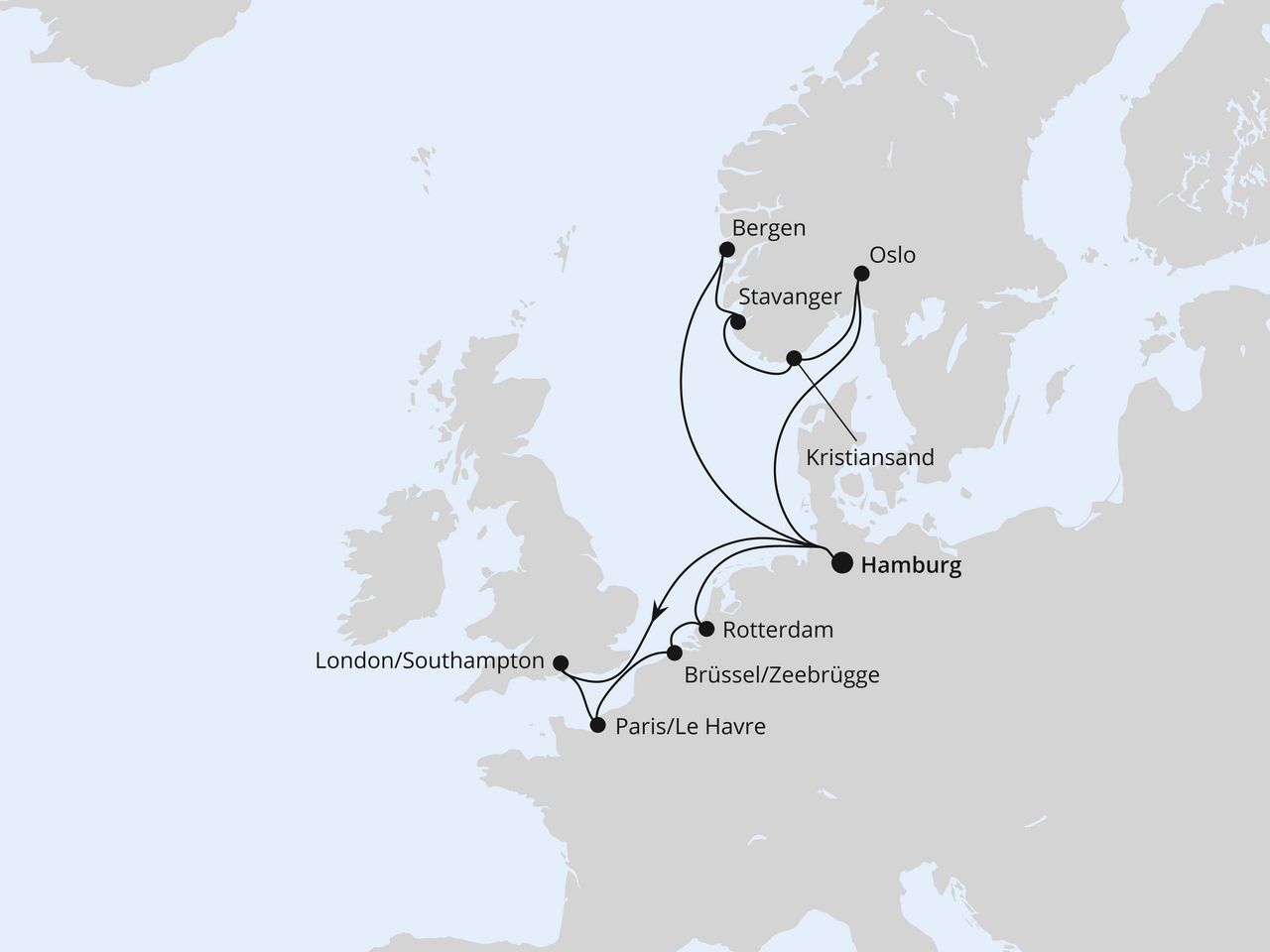 Metropolen & Südnorwegen ab Hamburg