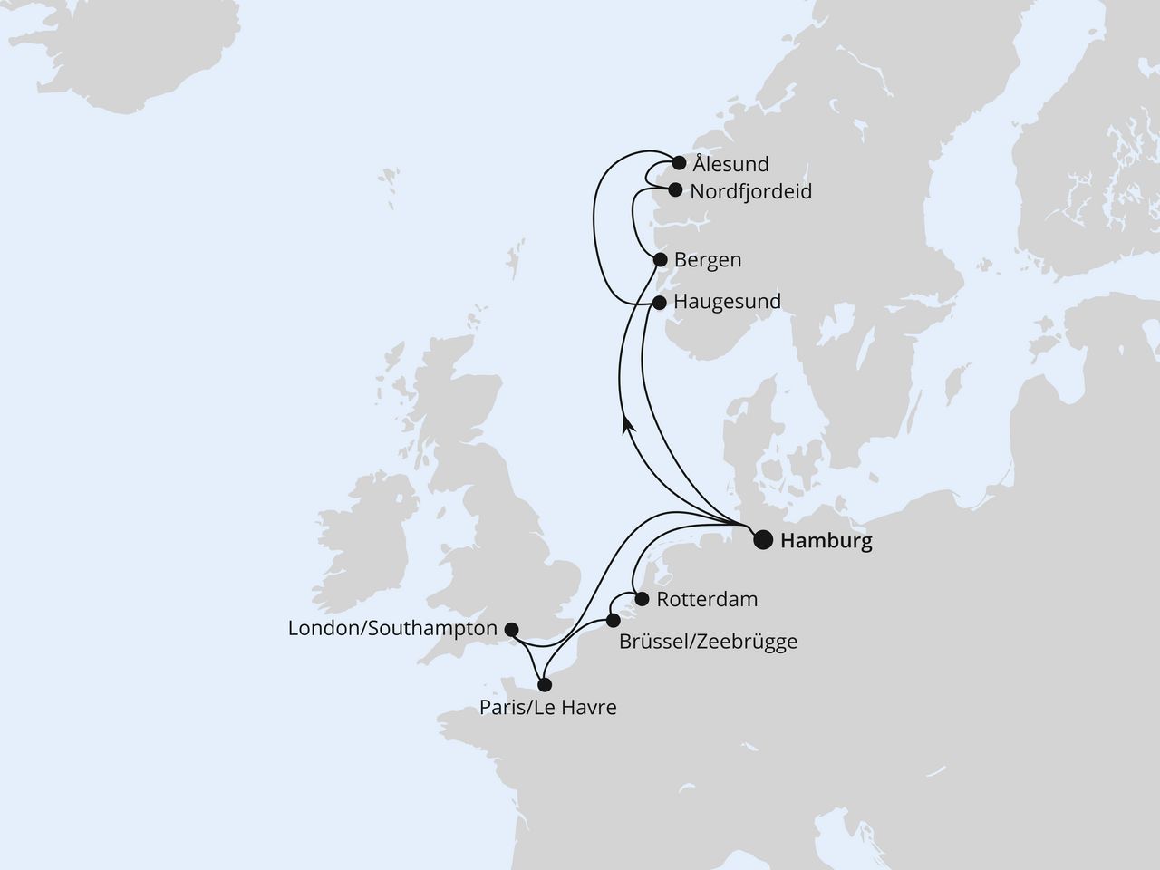 Metropolen & Norwegen ab Hamburg