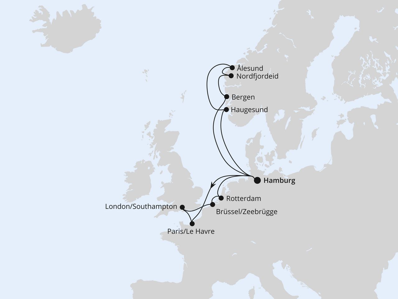Metropolen & Norwegen ab Hamburg