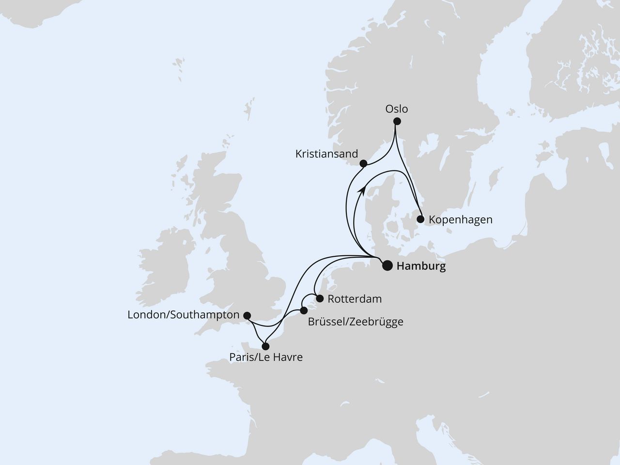 Metropolen & Skandinavien ab Hamburg